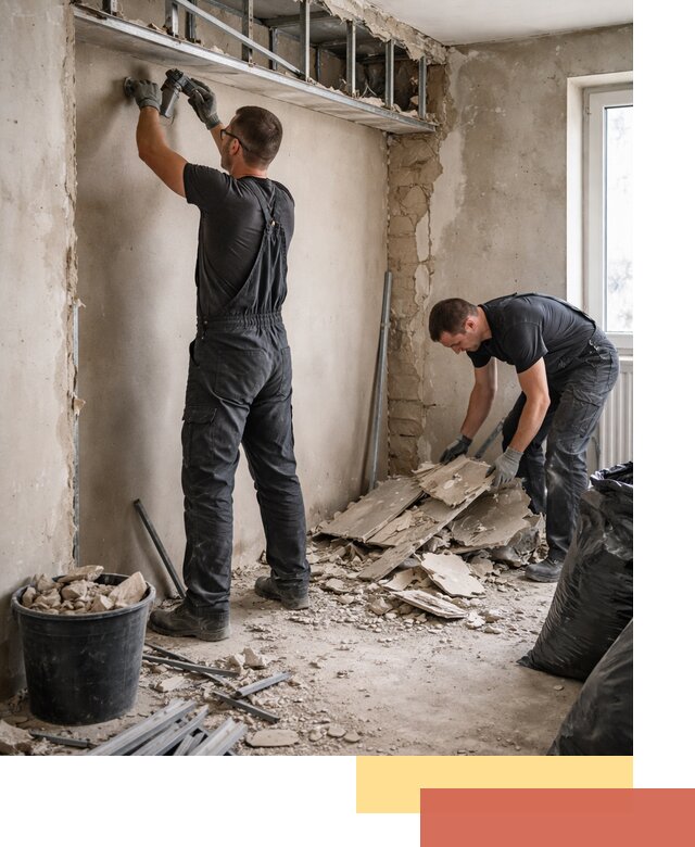 Демонтаж короба из гипсокартона в Евпатории быстро и аккуратно