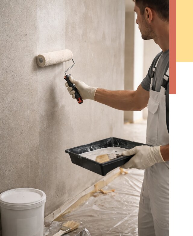 Грунтовка стен в Евпатории от 2317 руб. м2 — быстро, недорого, с материалом | ОТДЕЛОЧНИК-Евп