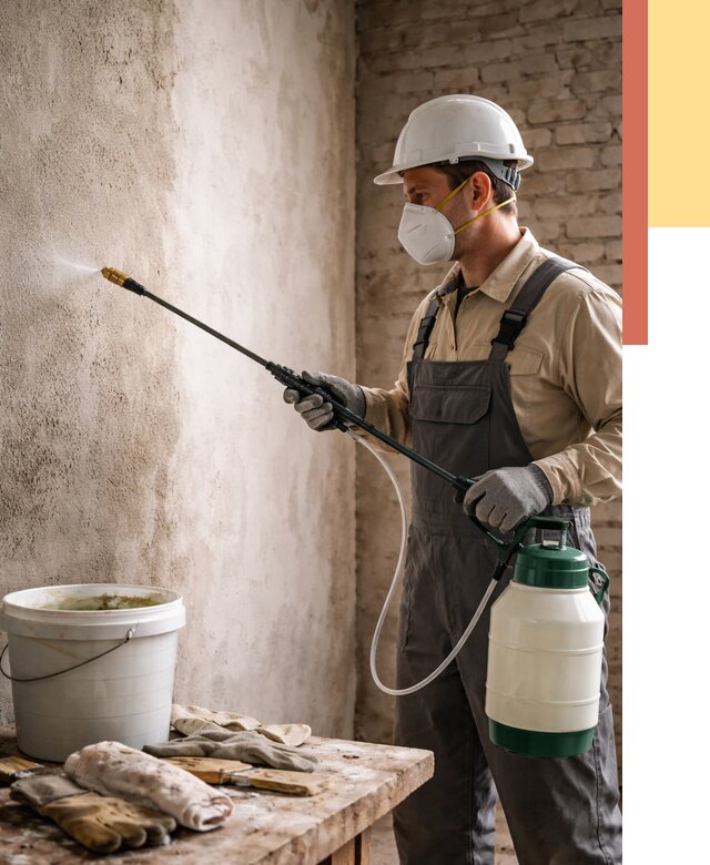 Антисептическая обработка стен в Евпатории от 1264 руб. — быстро и недорого | ОТДЕЛОЧНИК-Евп