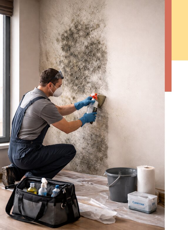 Удаление плесени со стен в Евпатории от 2265 руб. — быстро и недорого | ОТДЕЛОЧНИК-Евп