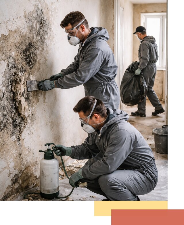 Удаление плесени со стен профессионально в Евпатории