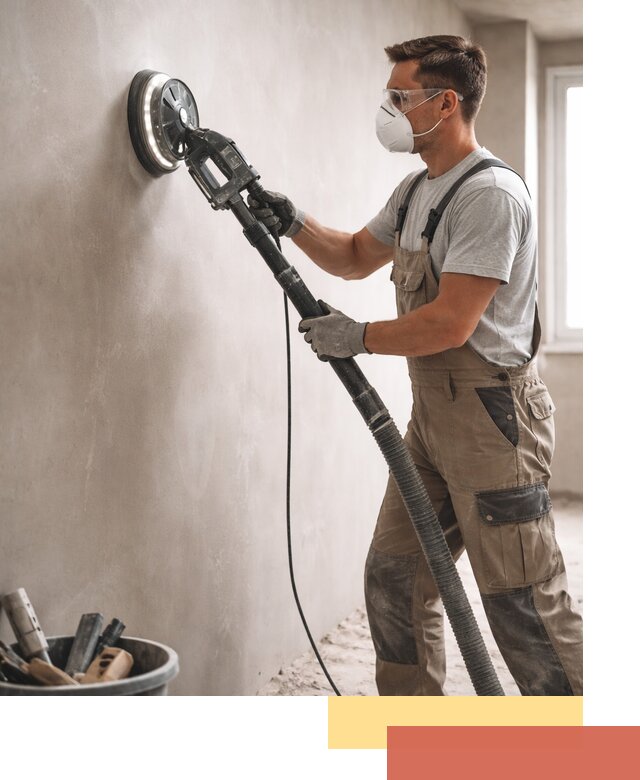 Профессиональная шлифовка стен в Евпатории быстро и качественно