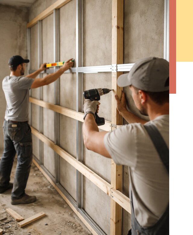 Устройство обрешетки под панели в Евпатории от 2212 руб. — монтаж под ключ | ОТДЕЛОЧНИК-Евп