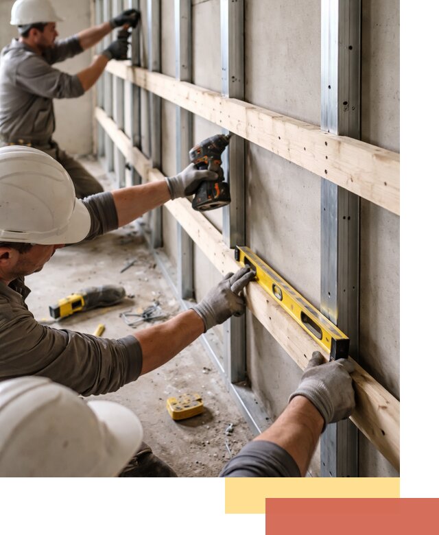 Устройство обрешетки под панели в Евпатории