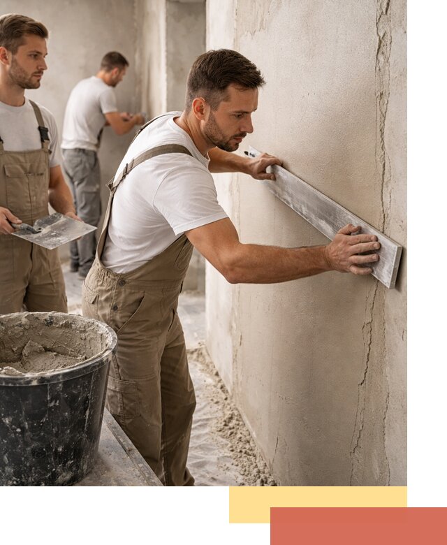 Штукатурка стен без маяков в Евпатории быстро и качественно