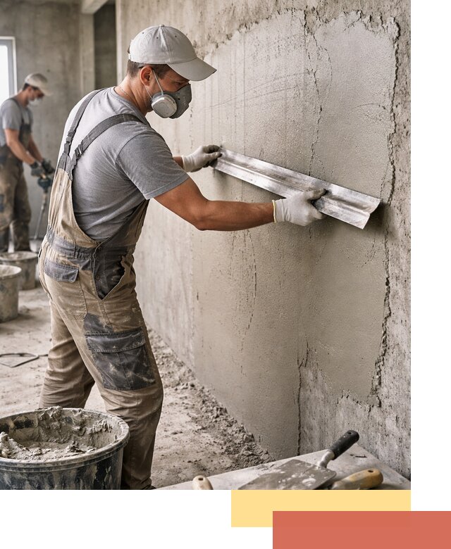 Штукатурка бетонных стен в Евпатории качественно и долговечно