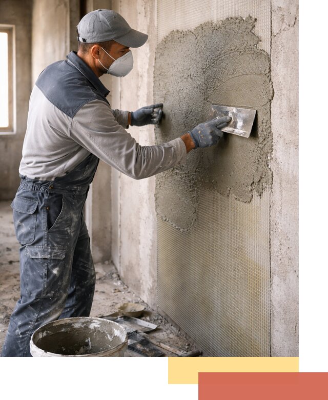 Штукатурка стен по сетке в Евпатории под ключ качественно и быстро