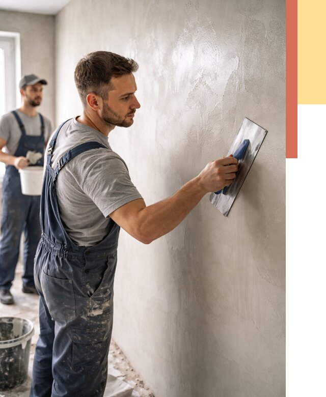 Глянцевание штукатурки стен в Евпатории от 7900 руб. — услуги и затирка | ОТДЕЛОЧНИК-Евп