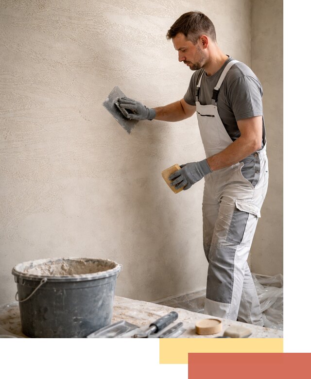 Декоративная штукатурка травертин в Евпатории для стен и потолков