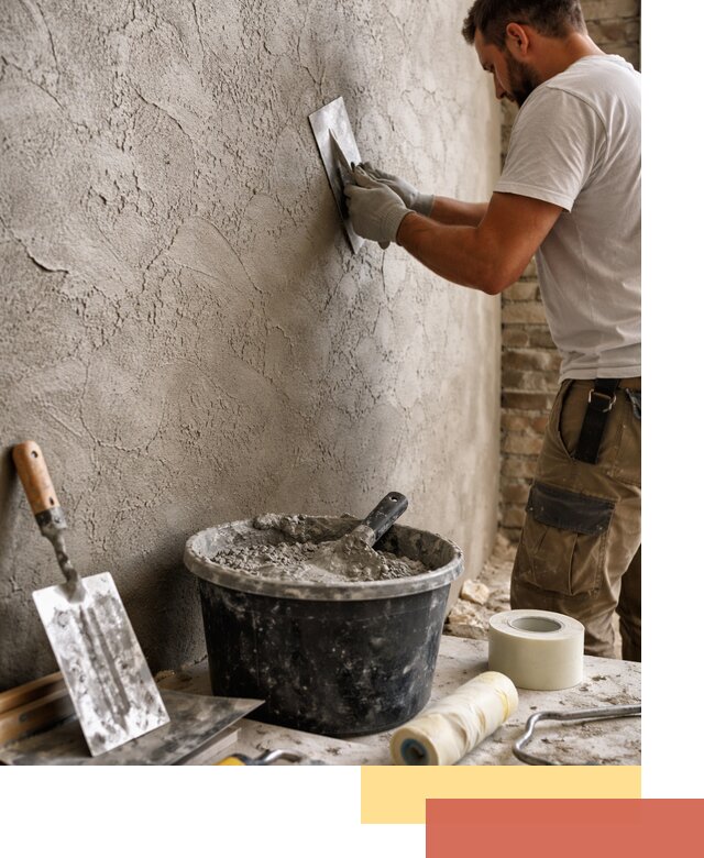 Декоративная штукатурка лофт в Евпатории — отделка стен и потолков