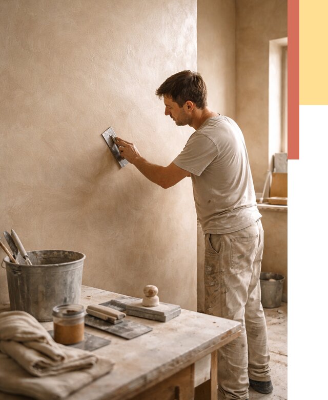 Марокканская штукатурка таделакт в Евпатории под ключ от 4424 руб. | ОТДЕЛОЧНИК-Евп