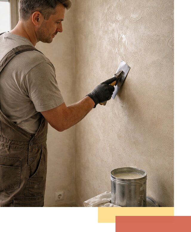 Нанесение воска на штукатурку в Евпатории для защиты и блеска