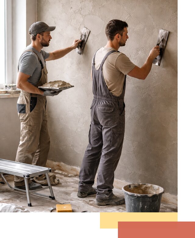 Ремонт декоративной штукатурки и восстановление фактуры в Евпатории