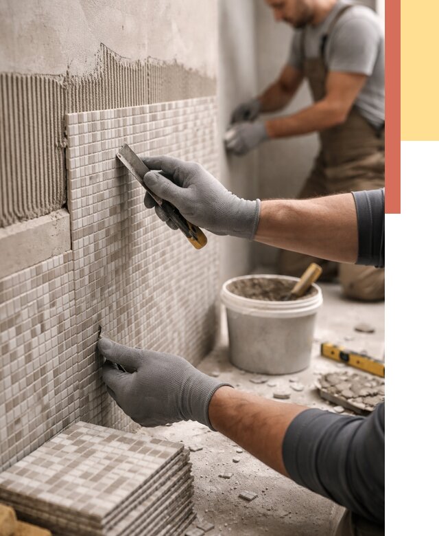 Облицовка стен мозаикой в Евпатории от 3371 руб/м2 — укладка мозаики на стены | ОТДЕЛОЧНИК-Евп