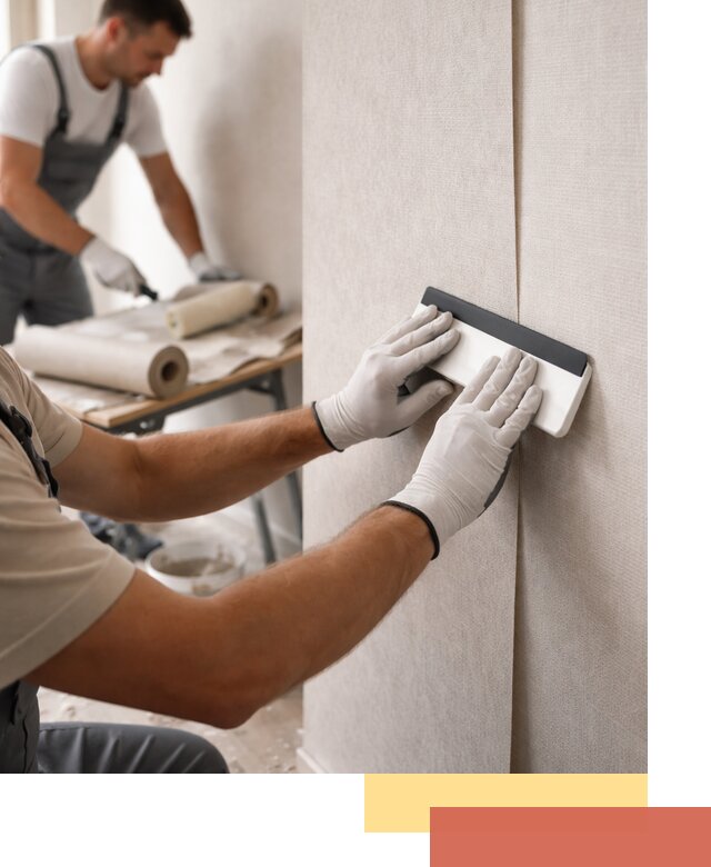 Поклейка обоев под покраску в Евпатории профессионально и быстро