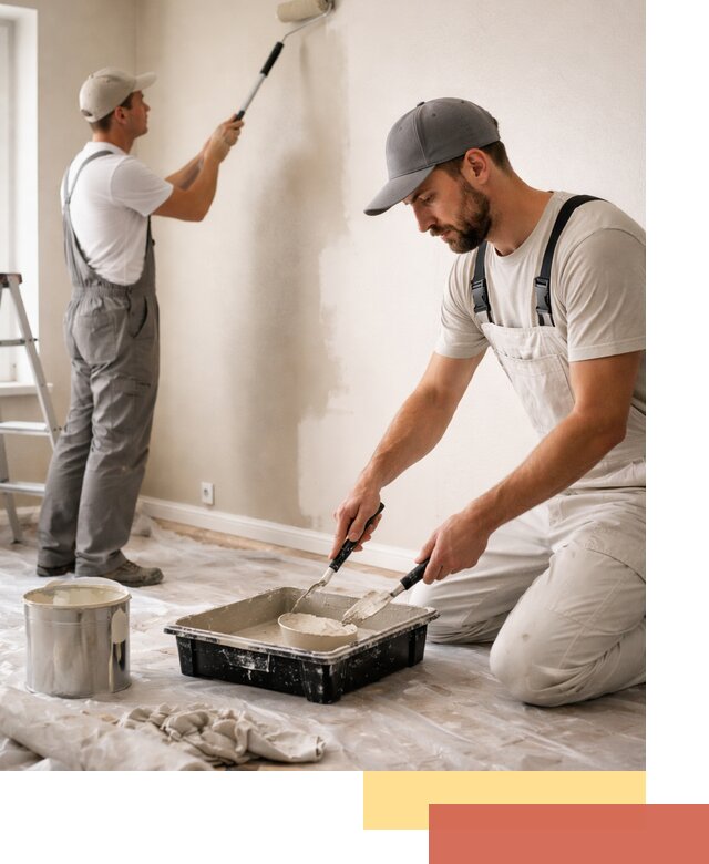 Покраска стен в квартире в Евпатории — профессионально и аккуратно