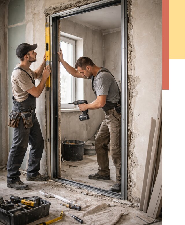 Закладка дверного проема в Евпатории от 3687 руб. — быстро и недорого | ОТДЕЛОЧНИК-Евп