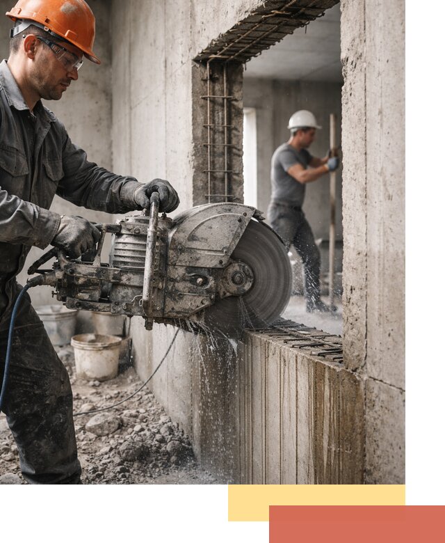 Алмазная резка проемов в Евпатории быстро и точно