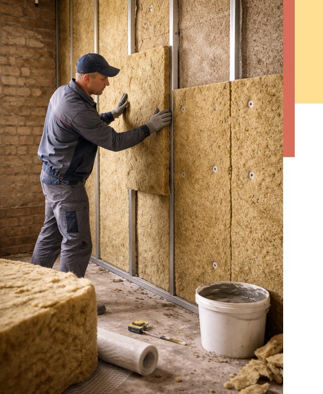 Утепление стен минватой в Евпатории от 1422 руб./м2 — недорого и быстро | ОТДЕЛОЧНИК-Евп