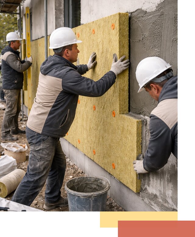 Утепление стен минватой в Евпатории — тепло и звукоизоляция