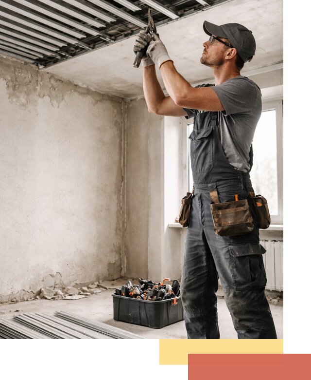 Демонтаж реечного потолка в Евпатории быстро и аккуратно