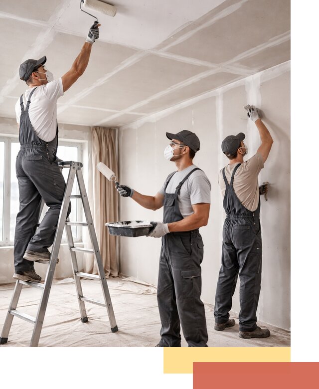 Покраска потолка из гипсокартона в Евпатории качественно и недорого