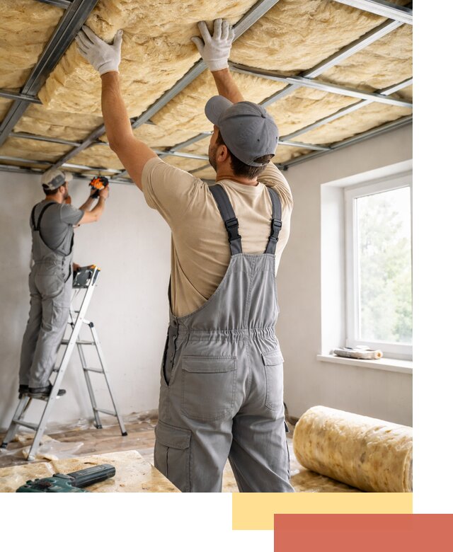 Утепление потолка под ключ в Евпатории качественно и быстро