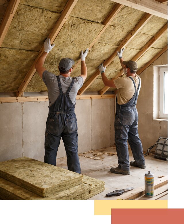 Утепление потолка минеральной ватой в Евпатории