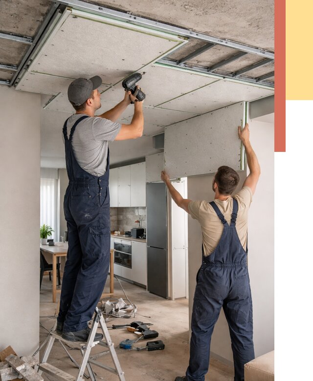 Шумоизоляция потолка панелями зипс в Евпатории от 1949 руб. под ключ | ОТДЕЛОЧНИК-Евп